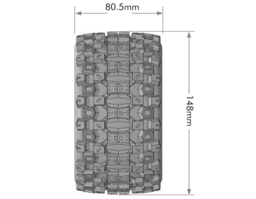 LOUT3354SB MT-UPHILL MFT SOFT AUF FELGE SCHWARZ 17MM